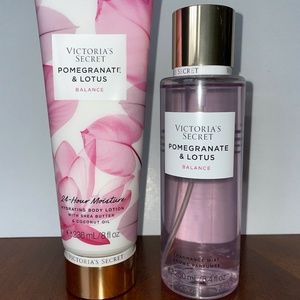 Victoria's Secret Pomegranate & Lotus Perfume and Lotion Set